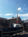 Mast up and rigged for the first time...